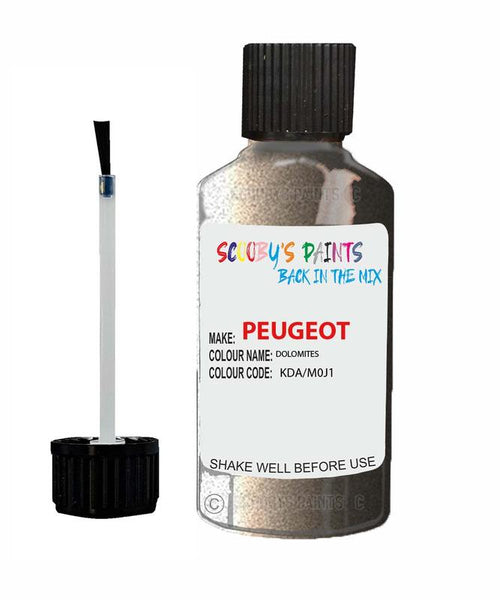 peugeot 407 dolomites brown code kda m0j1 touch up paint 2002 2012 Scratch Stone Chip Repair 
