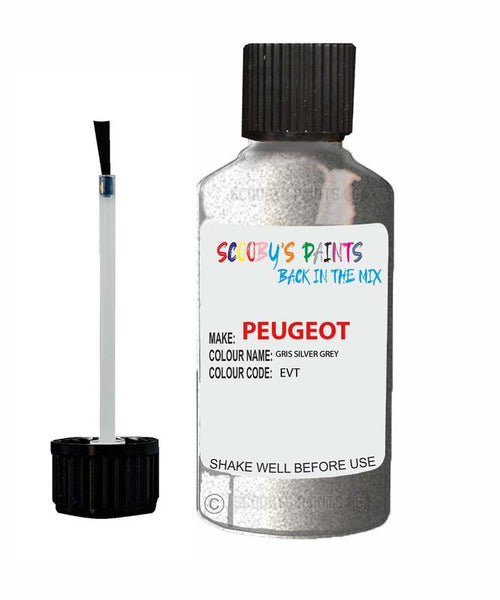 peugeot 308 gris silver wheel code evt touch up paint 1995 2011 Scratch Stone Chip Repair 