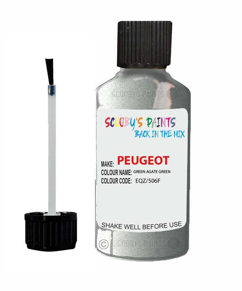 peugeot 405 green agate green code eqz 506f touch up paint 1990 1992 Scratch Stone Chip Repair 