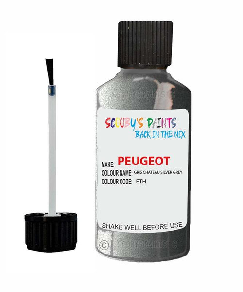 peugeot 205 gris chateau silver grey code eth touch up paint 1994 2003 Scratch Stone Chip Repair 