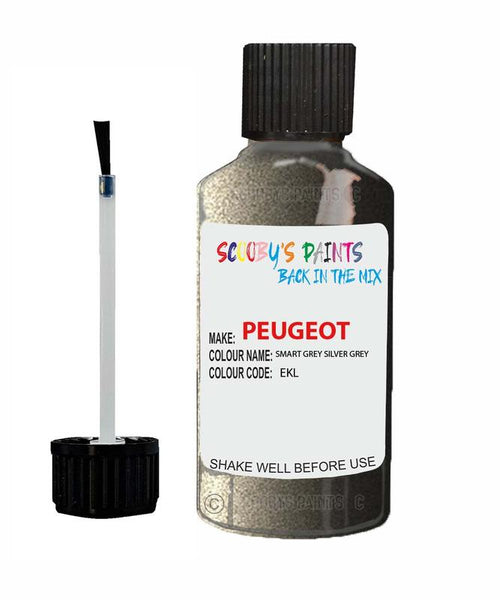 peugeot 3008 smart grey silver code ekl touch up paint 2016 2017 Scratch Stone Chip Repair 