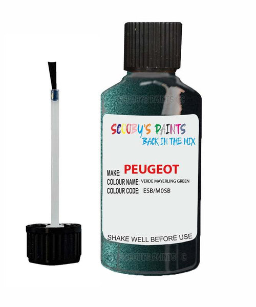 peugeot 205 verde mayerling green code esb m0sb touch up paint 1992 1998 Scratch Stone Chip Repair 