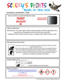 Instructions for Use PEUGEOT 108 GRIS GALAXITE Silver/Grey KNG