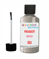 Paint For PEUGEOT Traveller NAUTILUS Silver/Grey EEU Touch Up Scratch Stone Chip Kit