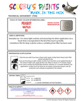 Instructions for Use PEUGEOT Expert NAUTILUS Silver/Grey EEU