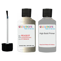 peugeot expert golden white white code kcy m0h8 h8 touch up paint 2004 2014 Primer undercoat anti rust protection
