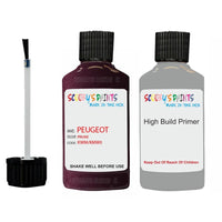 peugeot 306 cabrio prune red code kwm kmw0 touch up paint 1994 1999 Primer undercoat anti rust protection