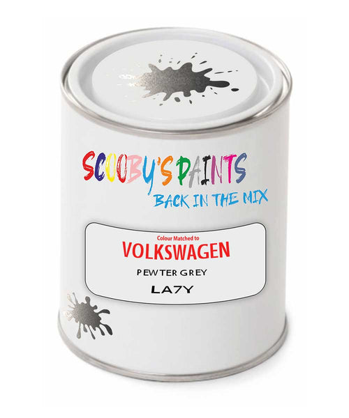 spray gun 2 pack paint Volkswagen Pewter Grey Code: La7Y