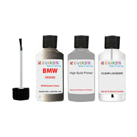 lacquer clear coat bmw I3 Platin Silver Code Wc08 Touch Up Paint Scratch Stone Chip Kit