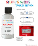 Paint For Acura Tl Platinum White Code Nh883P Touch Up Scratch Stone Chip Repair