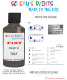 Paint For Fiat/Lancia 500 Punk Grey 500 Code 703A Car Touch Up Paint