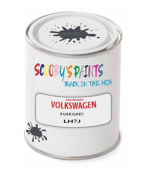 spray gun 2 pack paint Volkswagen Pure Grey Code: Lh7J