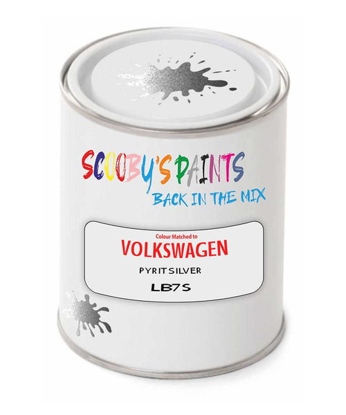 spray gun 2 pack paint Volkswagen Pyrit Silver Code: Lb7S