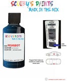 peugeot 405 delft blue blue code location sticker kmp kmpd m0mp touch up paint 1994 2014