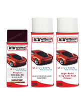 peugeot partner rouge scala red kjg aerosol spray paint and lacquer 1997 1998 With primer anti rust undercoat protection