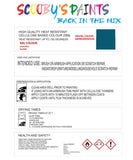 pvc plastic modelling air brush heat resistant azure blue touch up paint ral5009