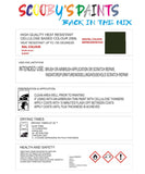 pvc plastic modelling air brush heat resistant bottle green touch up paint ral6007