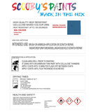 pvc plastic modelling air brush heat resistant brilliant blue touch up paint ral5007