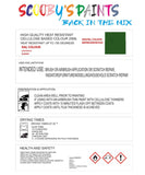 pvc plastic modelling air brush heat resistant leaf green touch up paint ral6002