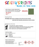 pvc plastic modelling air brush heat resistant reseda green touch up paint ral6011