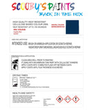 pvc plastic modelling air brush heat resistant sapphire blue touch up paint ral5003