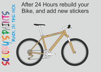 RAL1002-Sand yellow-400ml Bascoat Bicycle Paint For Respray