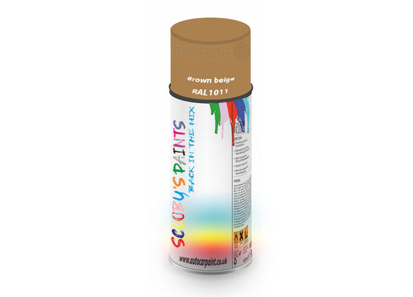 Bike Bicycles Respray Aerosol Spray Paint RAL1011 Brown beige
