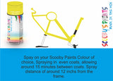 RAL1016-Sulfur yellow-400ml Bicycle Paint Frame Code