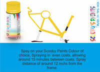 RAL1018-Zinc yellow-400ml Bicycle Paint Frame Code