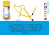 RAL1018-Zinc yellow-400ml Bicycle Paint Frame Code