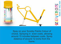 RAL1023-Traffic yellow-400ml Bicycle Paint Frame Code