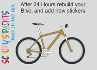 RAL1024-Ochre yellow-400ml Bascoat Bicycle Paint For Respray