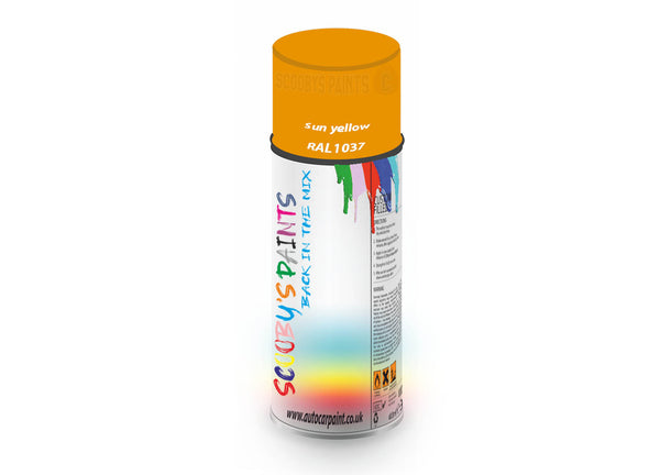 Bike Bicycles Respray Aerosol Spray Paint RAL1037 Sun yellow