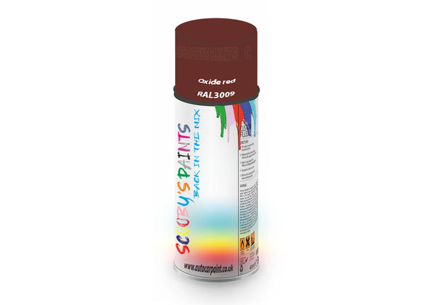 Bike Bicycles Respray Aerosol Spray Paint RAL3009 Oxide red