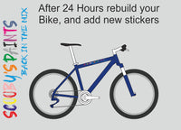 RAL5002-Ultramarine blue-400ml Bascoat Bicycle Paint For Respray