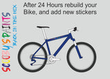 RAL5002-Ultramarine blue-400ml Bascoat Bicycle Paint For Respray