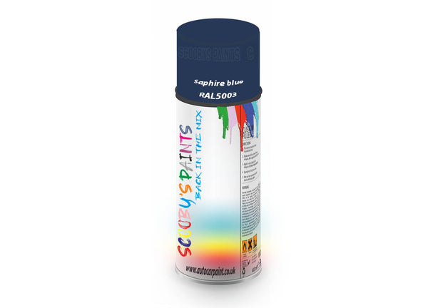 Bike Bicycles Respray Aerosol Spray Paint RAL5003 Saphire blue
