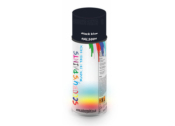 Bike Bicycles Respray Aerosol Spray Paint RAL5004 Black blue