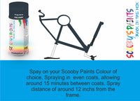 RAL5008-Grey blue-400ml Bicycle Paint Frame Code