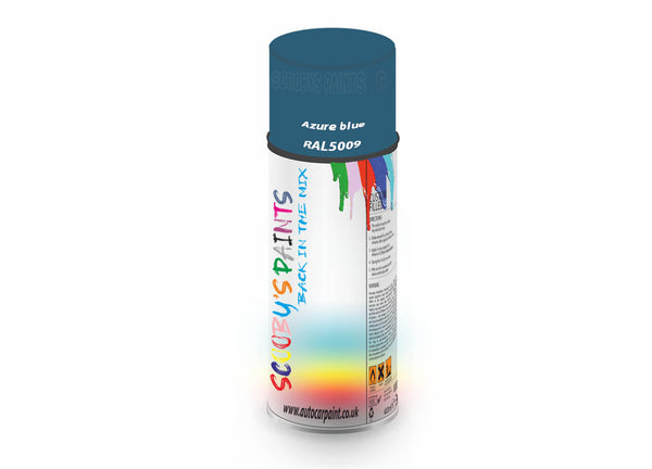Bike Bicycles Respray Aerosol Spray Paint RAL5009 Azure blue