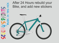 RAL5018-Turquoise blue-400ml Bascoat Bicycle Paint For Respray