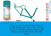 RAL5018-Turquoise blue-400ml Bicycle Paint Frame Code