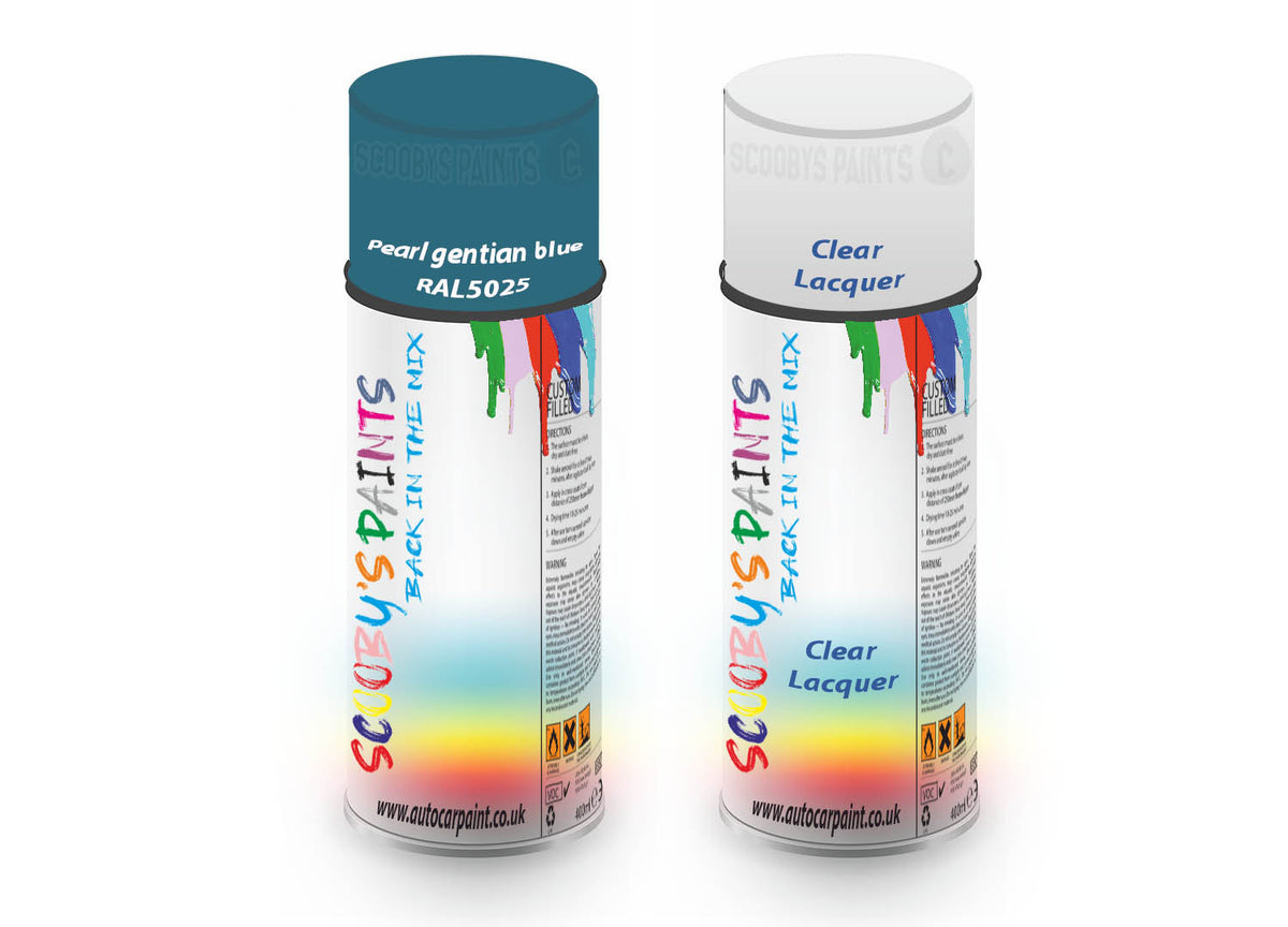 Bike Respray Aerosol Spray Paint RAL5025 Pearl gentian blue – Auto Car ...