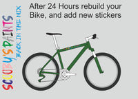 RAL6001-Emerald green-400ml Bascoat Bicycle Paint For Respray