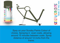 RAL6003-Olive green-400ml Bicycle Paint Frame Code