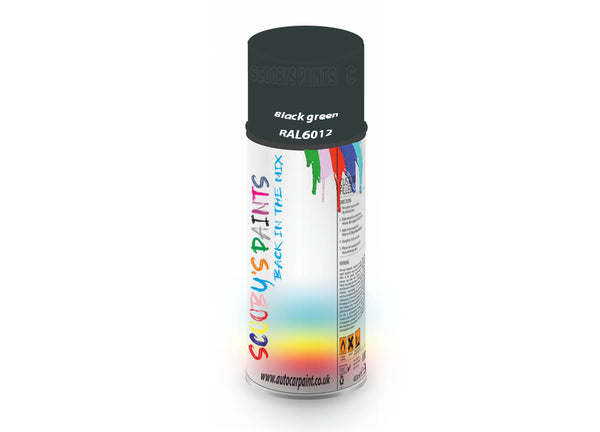 Bike Bicycles Respray Aerosol Spray Paint RAL6012 Black green