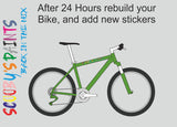 RAL6018-Yellow green-400ml Bascoat Bicycle Paint For Respray