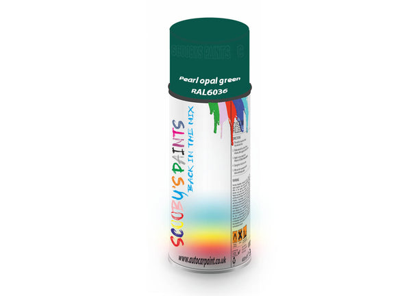 Bike Bicycles Respray Aerosol Spray Paint RAL6036 Pearl opal green