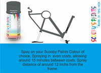 RAL7012-Basalt grey-400ml Bicycle Paint Frame Code