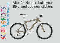 RAL7034-Yellow grey-400ml Bascoat Bicycle Paint For Respray